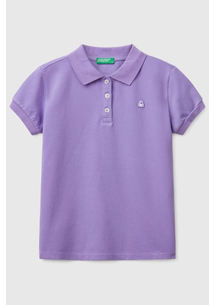 % 100 Pamuk Polo T Shirt Erkek Çocuk Polo T Shirt 3089C300Q