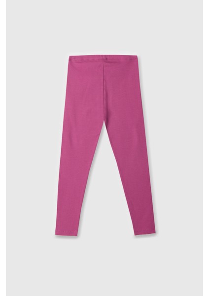 Pamuk Karışımlı Lastikli Bel Logolu Tayt Kız Çocuk Tayt BNTG21767 fiyatları