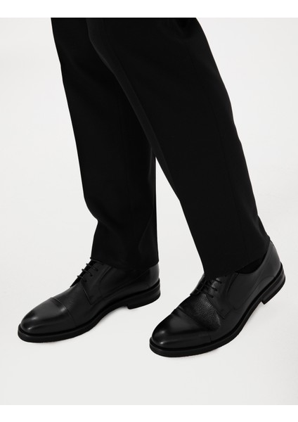 Erkek Siyah Eva Taban Klasik Ayakkabı 50304676-VR046