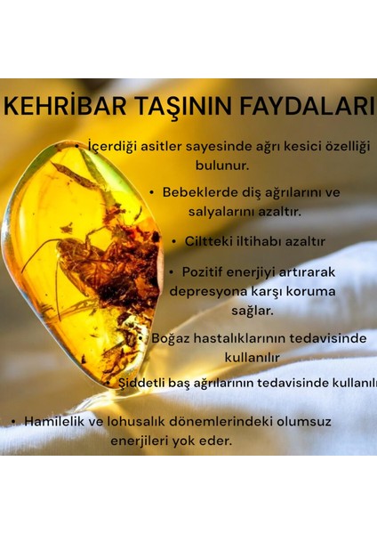 Doğal Kehribar Taş Bebek- Çocuk Kolye fırsatları
