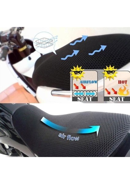 Sele Kılıfı Fileli Honda Dıo CBF150 CB125E Tvs Apache Cub