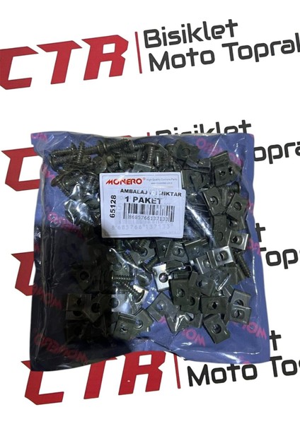 Kaporta Klips Set Kaporta Vidası Cub 100ADET