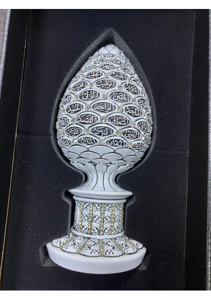Esma-Ül Hüsna Kristal Taşlı Biblo 8 x 19 cm - Beyaz fiyatları