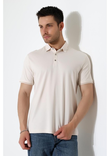 Erkek Çıt Çıt Detaylı Pamuklu Polo Yaka T-Shirt fiyatları