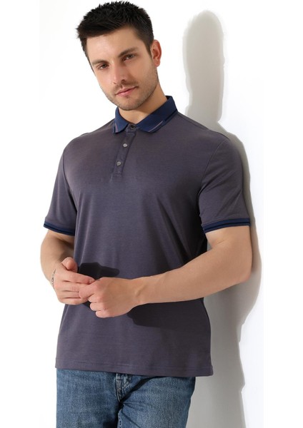 Erkek Çıt Çıt Detaylı Pamuklu Polo Yaka T-Shirt modelleri