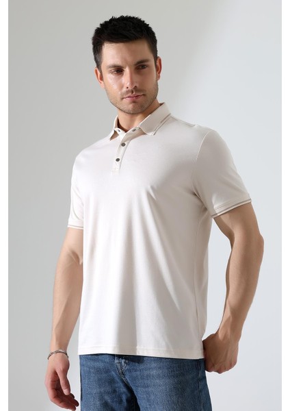 Erkek Çıt Çıt Detaylı Pamuklu Polo Yaka T-Shirt indirimleri