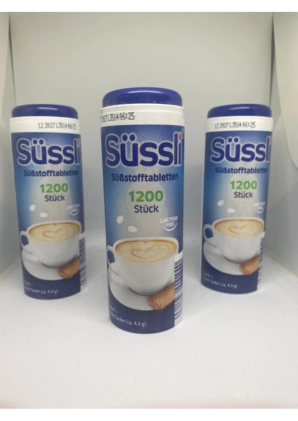 Süssli Tatlandırıcı 3 Adet x 1200 2028 Stt