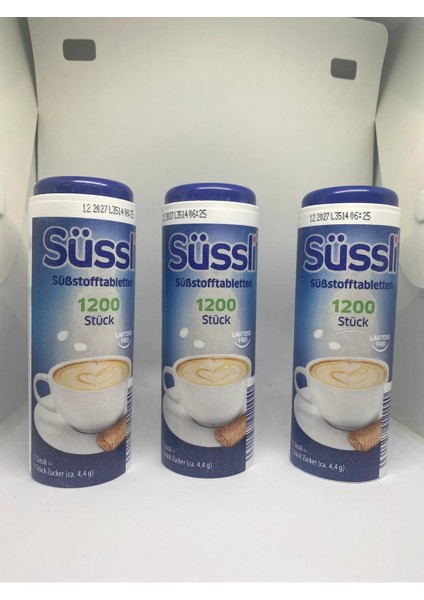 Süssli Tatlandırıcı 3 Adet x 1200 2028 Stt