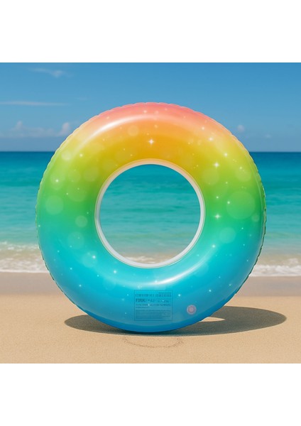 Renkli Rüya Simiti-Gökkuşağı Işıltısı-60 Cm Deniz,Havuz Simiti