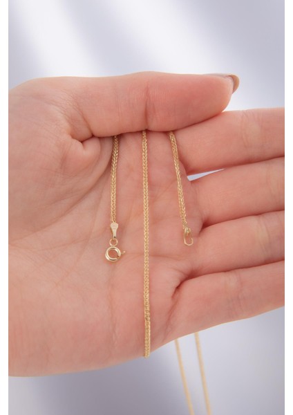 14 Ayar Altın İpek Zincir Kolye 1.05 mm indirimleri