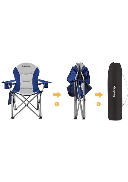 King Camp Kıngcamp Deluxe Sandalye (Mavı/grı) fırsatları