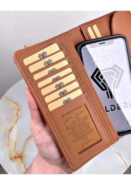 Hakiki Deri Bayan Çok Bölmeli Fermuarlı Cüzdan 2049 modelleri