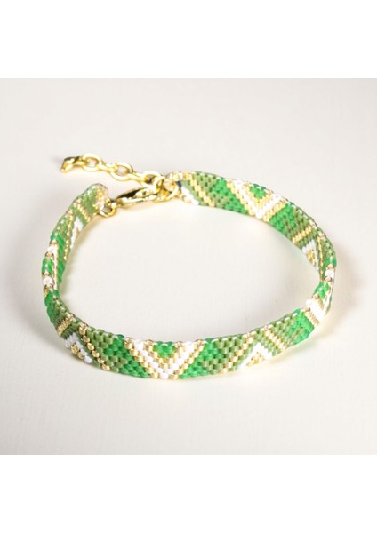 Renkli Miyuki Boncuk El Yapımı Bileklik Ayarlanabilir, Kadın Bileklik Model-07