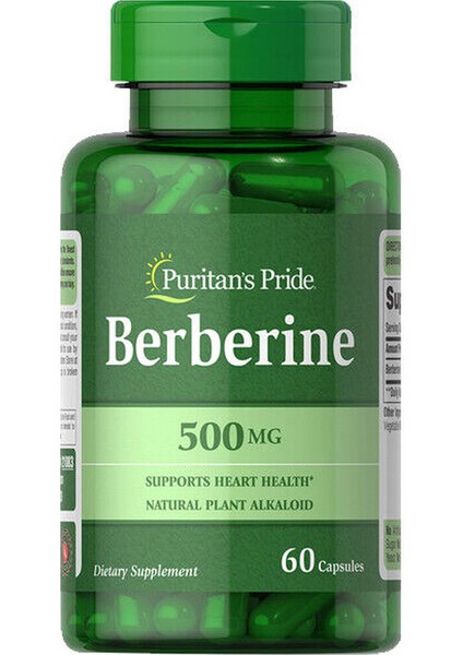 Pride Berberine 500 Mg, 60 Caps