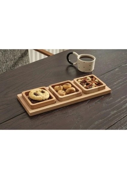 Bambu 3'lü Sunumluk Seti fiyatları