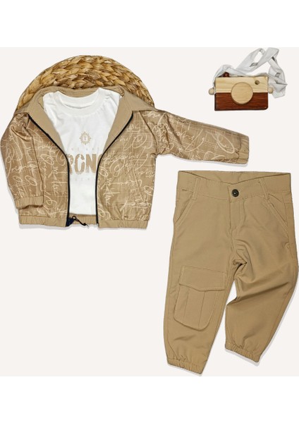 Çift Taraf Giyilebilen Ceket-Kargo Pantolon-Sweat 3’lü Takım fiyatları