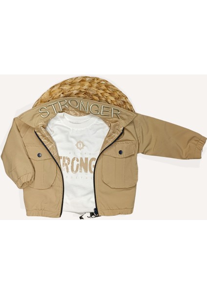 Çift Taraf Giyilebilen Ceket-Kargo Pantolon-Sweat 3’lü Takım modelleri