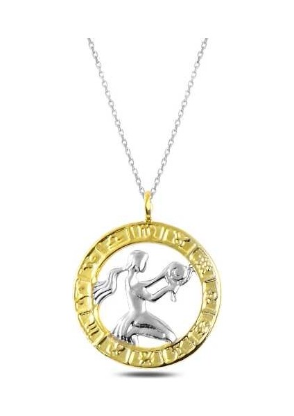 ​Gümüş Gold Başak Burcu Kolye