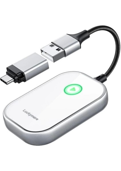 Kablosuz Carplay Adaptörü White