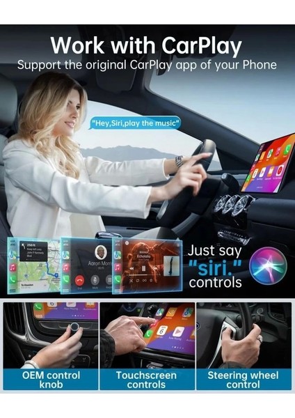 Kablosuz Carplay Adaptörü White