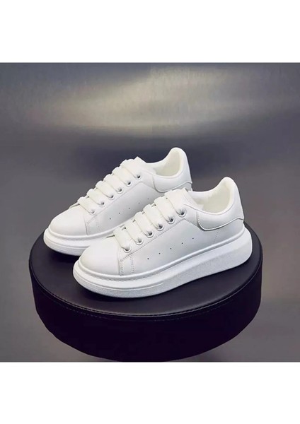 Unisex Beyaz Siyah Spor Ayakkabı Sneaker fiyatları