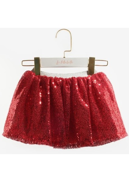Kırmızı Üzeri Pullu Kız Çocuk Etek - Gracie indirimleri