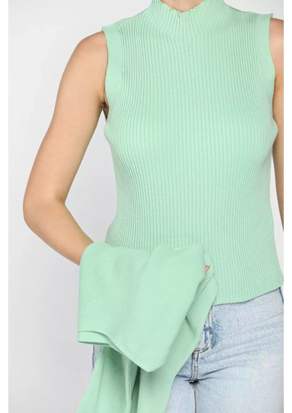 Fitilli Bluz Crop Kazak Kombinli Tirko Ikili Takım fırsatları