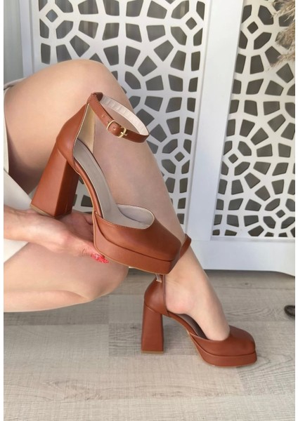 Kawer Taba Cilt Topuklu Ayakkabı fiyatları