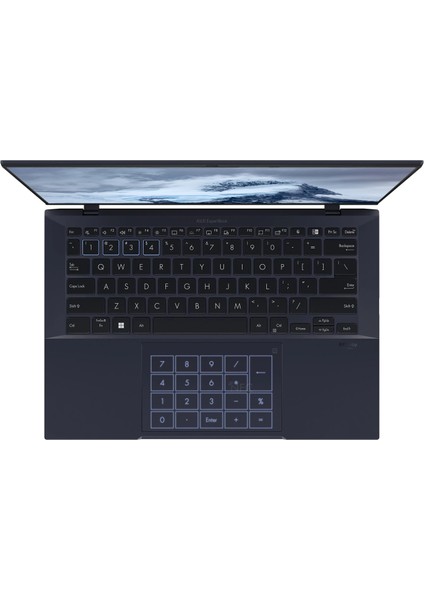 Expertbook B9 OLED B9403CVAR-C73211TBB Ntel® Core™ 7 Processor 150U 32GB 1tb SSD Intel Graphic Freedos 14" Wqxga+ 400NIT IPS (2880X1800) OLED Taşınabilir Bilgisayar 90NX05W103+ZETTAÇANTA