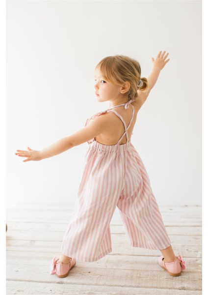 Çizgili Kız Bebek Pembe Tulum Pembe modelleri