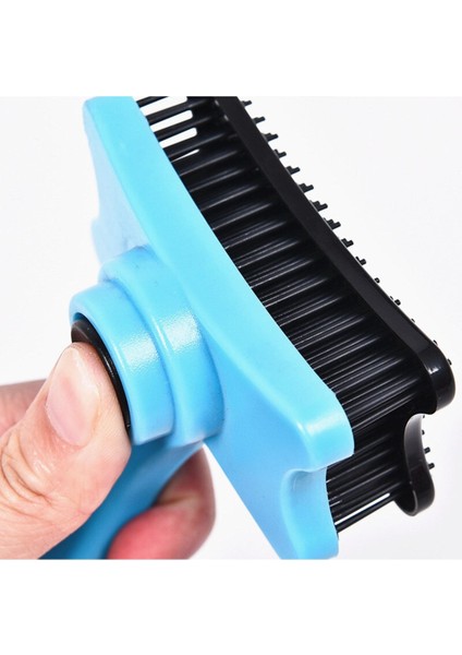 Kedi Köpek Evcil Hayvan Tüy Tarama ve Kaşıma Fırçası Tuşlu Mavi modelleri