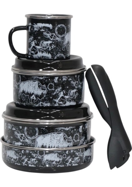 Buffalo Emaye Kamp Seti 7 Parça fiyatları