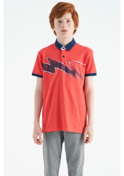 T13EG-11154_01 Erkek Çocuk T-Shirt Polo Yaka