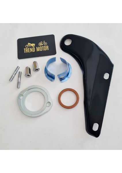 Egzoz Bağlantı Seti + Saplama Seti - Cg Kuba Asya Çelik Falcon