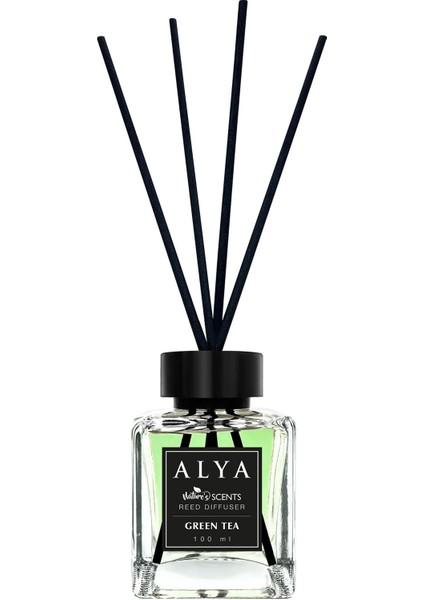Nature's Scents Green Tea Bambu Çubuklu Oda Kokusu - Yeşilçay Kokusu