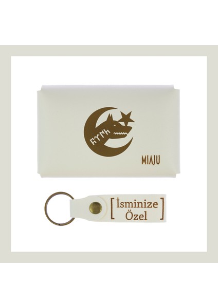 Turkuaz, Bozkurt Ve Hilal, Isme Özel Cüzdan Ve Anahtarlık Takımı, Bozkurttan Gurur Duyanlar Için fiyatları