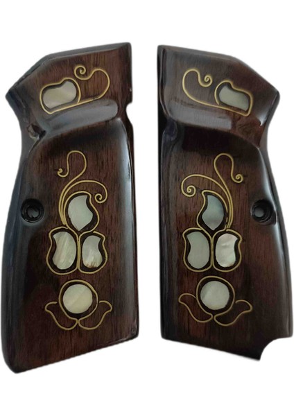 Browning Hp Halkalı 14 Lü Ahşap Işlemeli