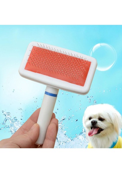 Kedi Köpek Evcil Hayvan Tüy Tarama ve Kaşıma Fırçası Telli Beyaz fiyatları