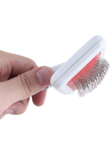 Kedi Köpek Evcil Hayvan Tüy Tarama ve Kaşıma Fırçası Telli Beyaz fırsatları