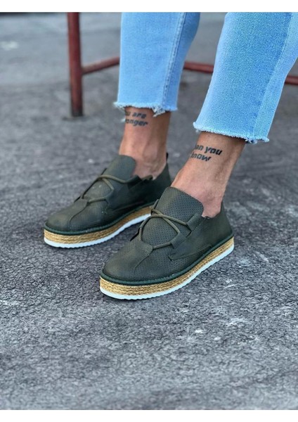 Wg015 Haki Erkek Casual Ayakkabı