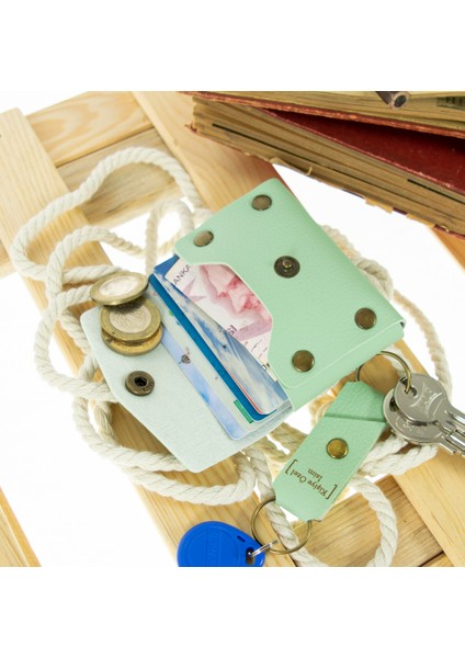 Kahverengi, Kalpte Iki Harf! Sevgiliye Özel Kişiselleştirilebilir Cüzdan & Anahtarlık Set, Aşka Özel modelleri