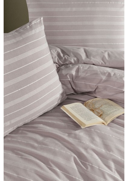 Stripe Saten (KİNG SİZE) Nevresim Takım