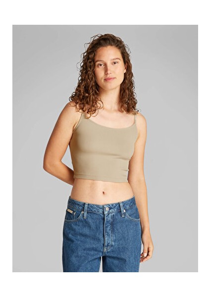 Logo Elastıc Strappy Top