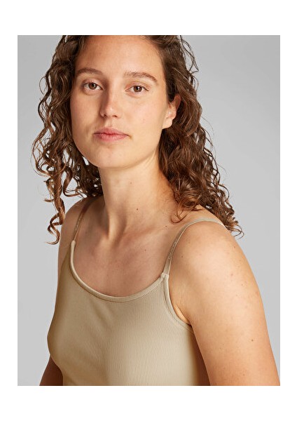 Logo Elastıc Strappy Top indirimleri