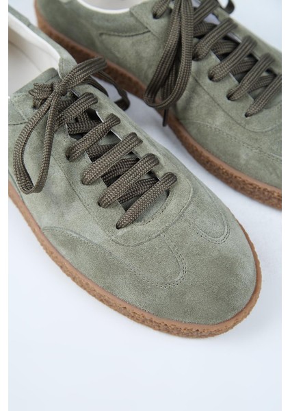 Palminteri Erkek Deri Bağcıklı Yeşil Sneakers fırsatları