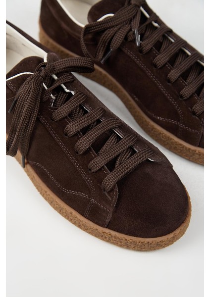 Chazz Erkek Deri Bağcıklı Kahve Sneakers