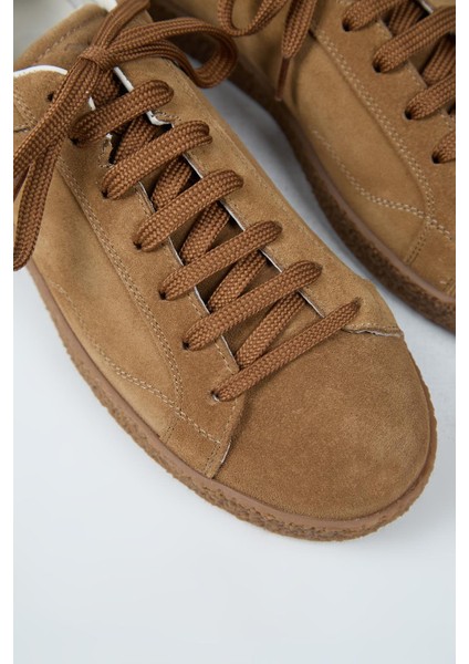 Chazz Erkek Deri Bağcıklı Kum Sneakers