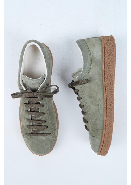 Chazz Erkek Deri Bağcıklı Yeşil Sneakers