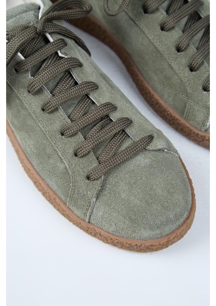 Chazz Erkek Deri Bağcıklı Yeşil Sneakers fırsatları