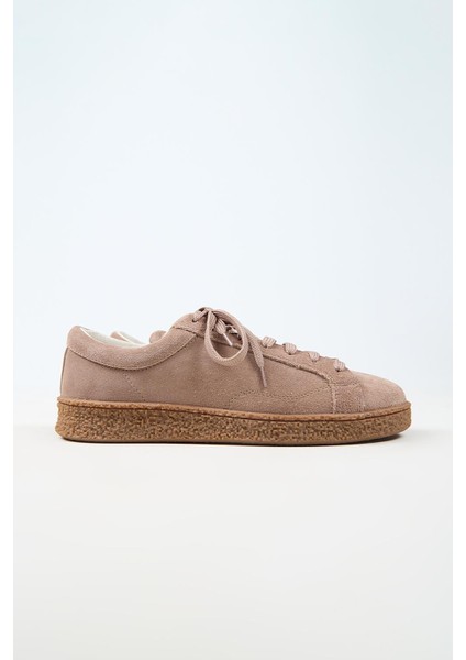 Chazz Erkek Deri Bağcıklı Vizon Sneakers